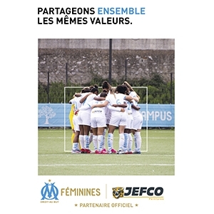 JEFCO sponsor de l'OM Féminines